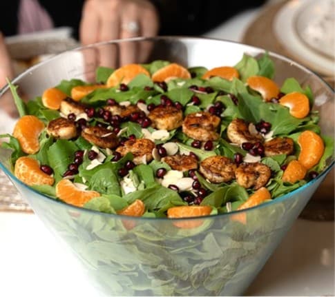 Godiva Shrimp with Orange Salad