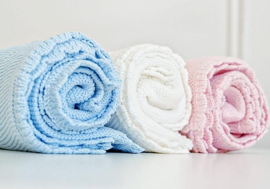Organic Cotton Knit Baby Blanket