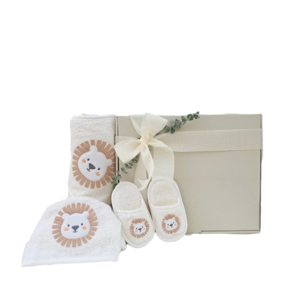 Brown Lion Robe Set
