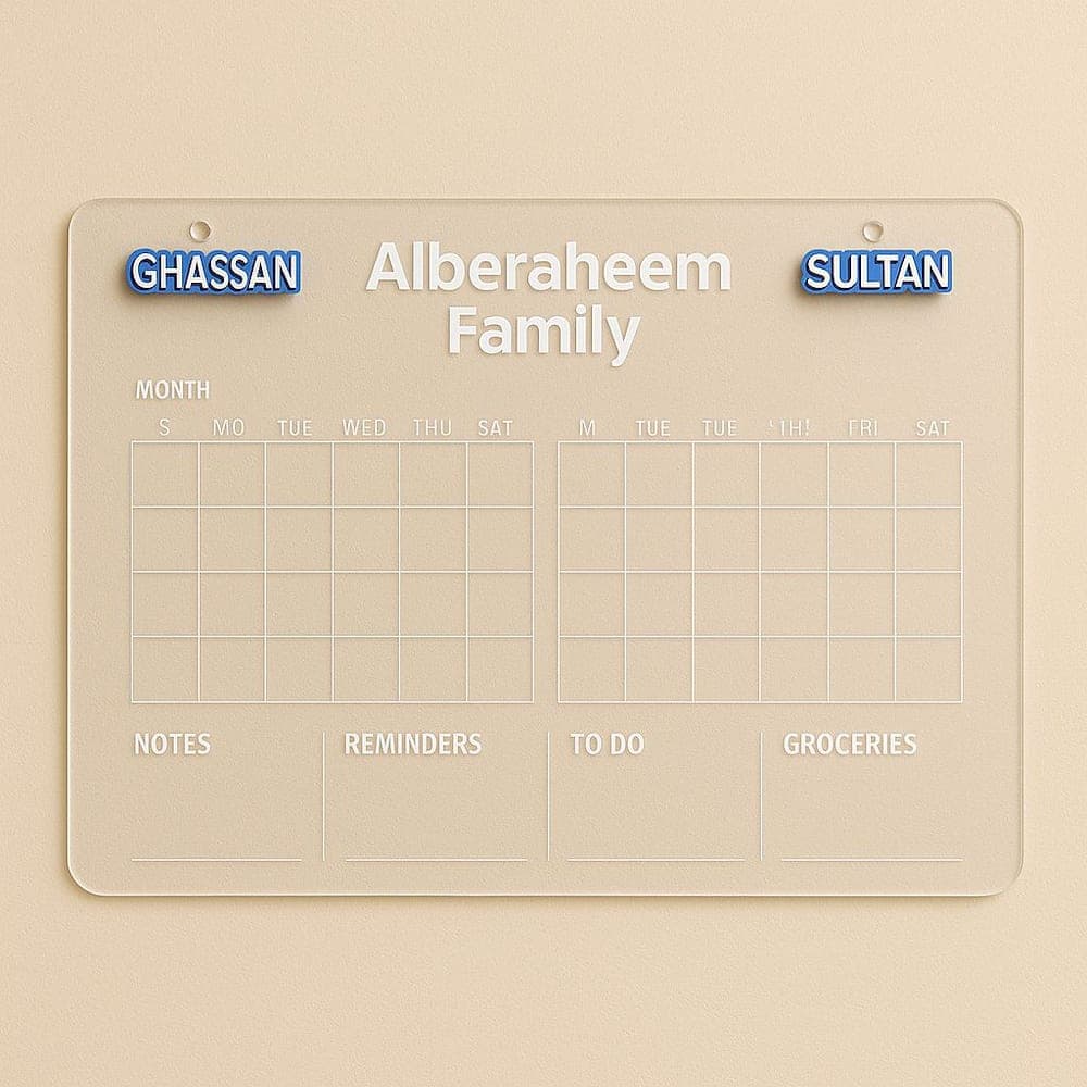 Personalized Family Calendars