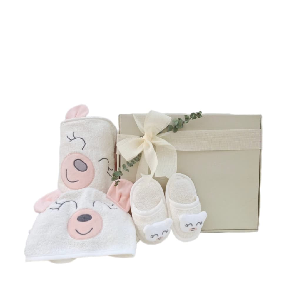 Pink Panda Robe Set