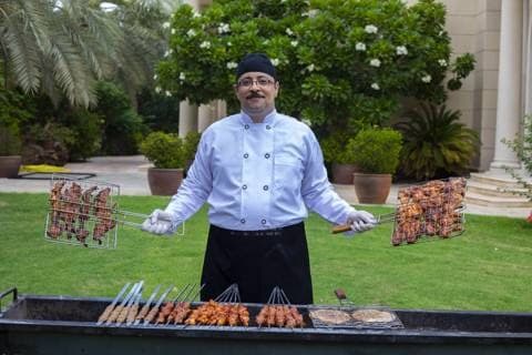 Grill Station for 50 Persons