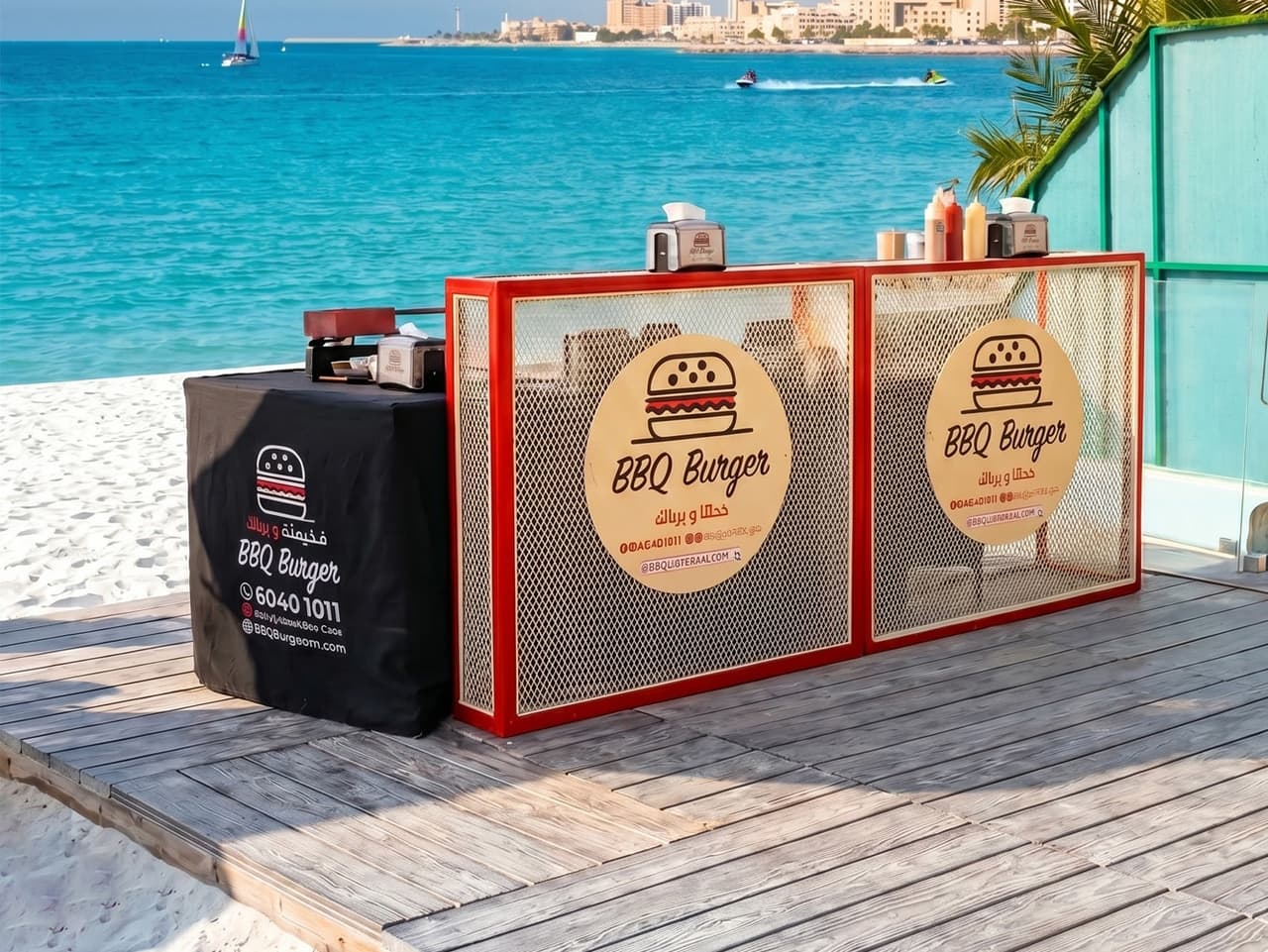 Grills Station for 35-45 Persons