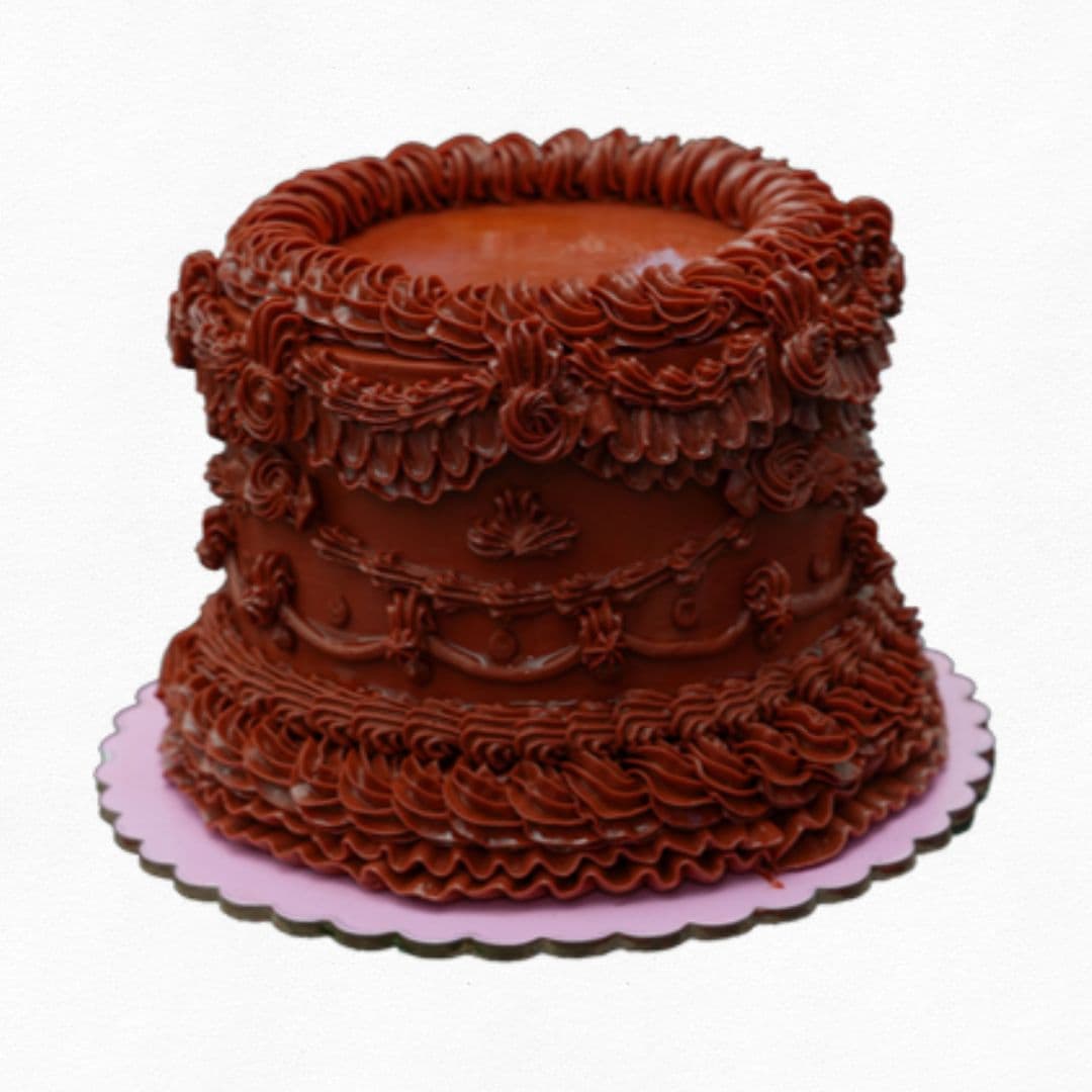 Red  Vintage Cake