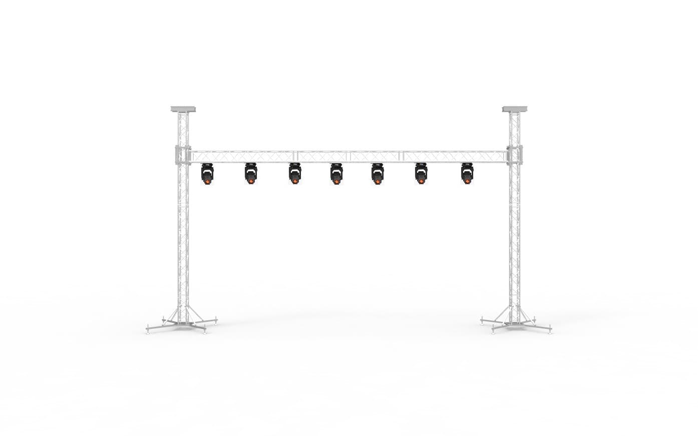 Goal terrace with lighting